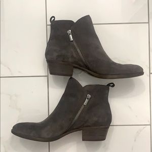 Dark grey Lucky Brand booties, size 9